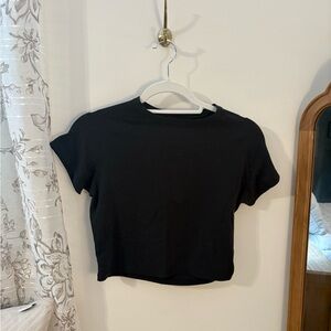 SKIMS Black Tee Size M